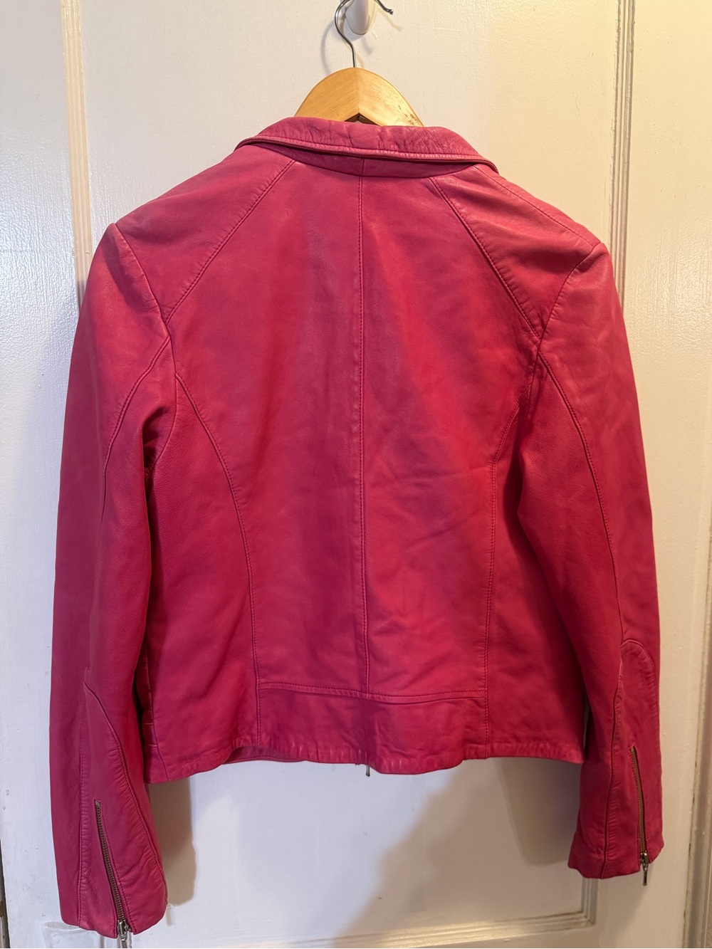 Pink Leather Jacket - Picture 3 of 4